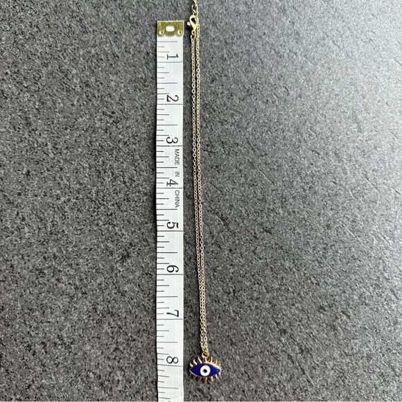 NEW Hamsa Hand of Fatima Pendant Good Luck Charm Adjustable Necklace 16 to 18-in - Picture 4 of 8